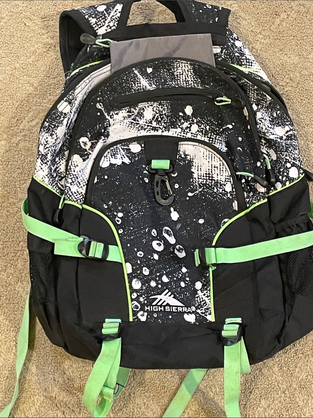 High Sierra back pack.